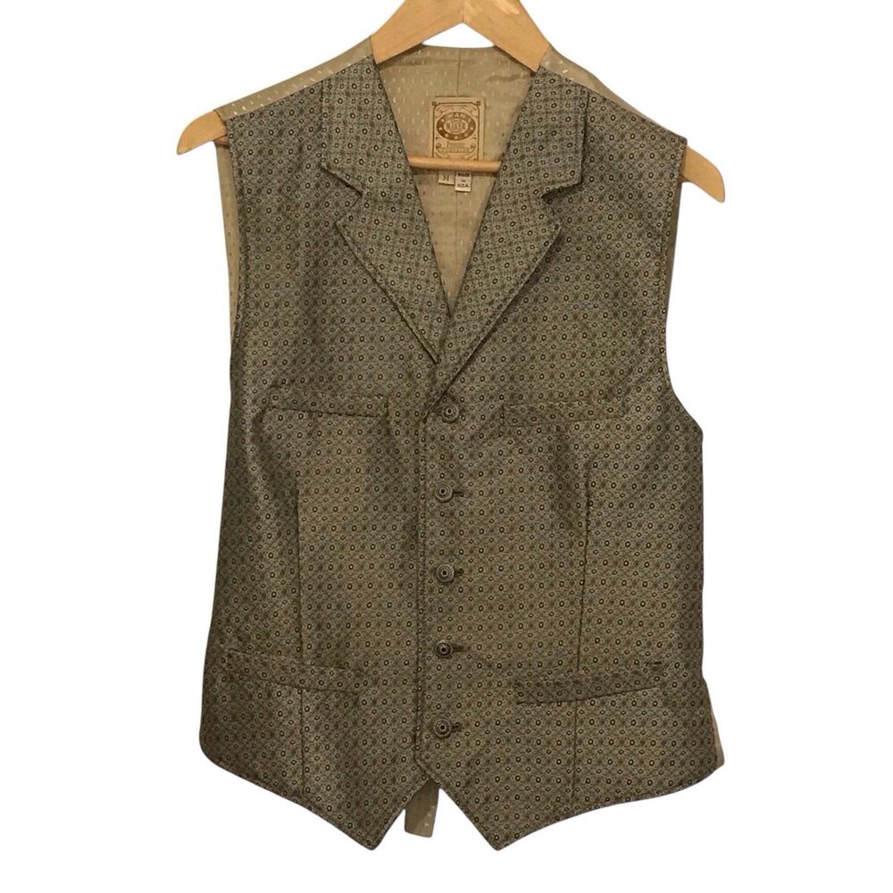 Vintage‎ WAH Maker Vest Cowboy Frontier Clothing Made In USA Sz M